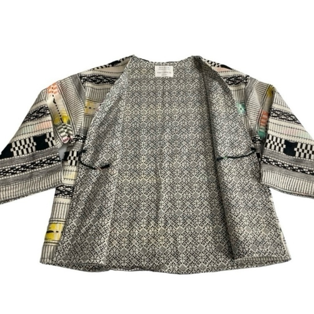 Zara Girls Boho Ethnic Woven Jacket – Size 11/12 - Picture 8 of 14